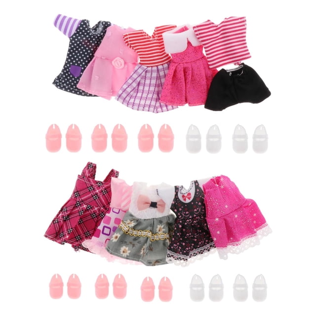 Dollhouse Modern Outfits Miniature 1:12 Dolls Clothing Set Hugo vestido de ropa de muñecas