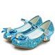 thumbnail image 1 of Zapatos de cuero de mariposa de princesa para niños, zapatos de tacón alto con lazo de diamante para niñas, zapatos de baile con purpurina, zapatos de baile de fiesta para chicas a la moda 30 Gao Jinjia LED, 1 of 2