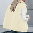 thumbnail image 4 of FAIWAD Womens Fleece Vest Warm Winter Sleeveless Fuzzy Jackets Casual Zip Up Lightweight Outerwear with Pockets, 4 of 8