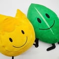 thumbnail image 4 of Cojín De Sofá Súper Suave De Peluche De Dibujos Animados De Hoja Verde Lindo Para Fanáticos De Dibujos Animados Methold FN008362-01, 4 of 6