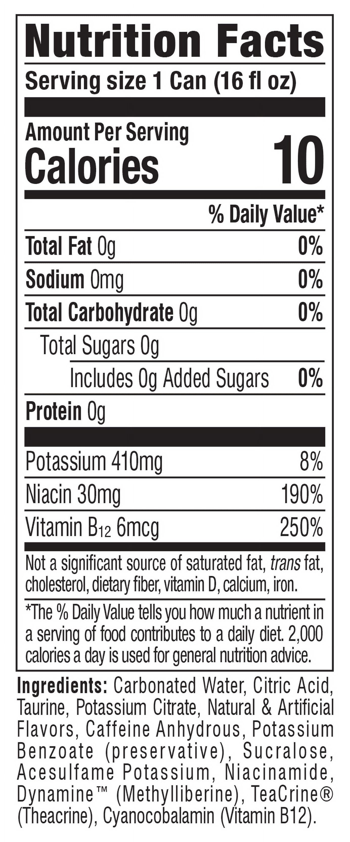 C4 Ultimate Energy Drink, Frost Bitten Citrus Flavor, Zero Sugar, Carbonated, 16 oz can (12 Pack)