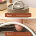 thumbnail image 3 of Stainless Steel Food Warm Lunch Container Double Layer Round Food Grade Lunch Box with Lid, 3 of 7