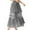 Grey, variant on Sngxgn Womens Midi Skirt A Line Summer Flared Solid Skirts Casual Elegant(Hot Pink,One Size)