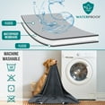 thumbnail image 3 of PetAmi Waterproof Dog Blanket For Small Medium Dog, Pet Puppy Blanket Couch Cover Protection, Fleece Cat Washable Throw, Couch Sofa Furniture Protector, Reversible Soft Plush, 29x40 Gray/Light Gray, 3 of 8