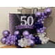 thumbnail image 4 of Globos de Fiesta MOXMAY Cromados Metálicos 18 Pulgadas 10 Unidades Morados, 4 of 6
