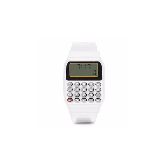 Reloj con calculadora para niños, diseño de moda genérico