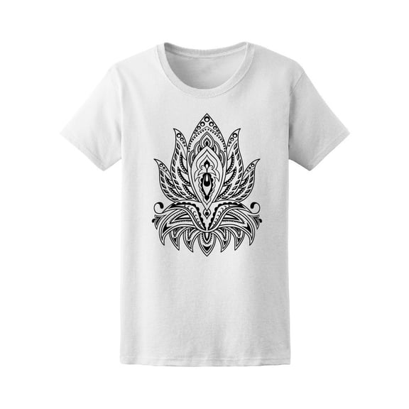 Beautiful Lotus Boho Mandala Tee Women's -Image by Shutterstock