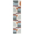 thumbnail image 4 of SAFAVIEH Orwell Hayden Abstract Area Rug, Ivory/Blue, 9' x 9' Square, 4 of 8