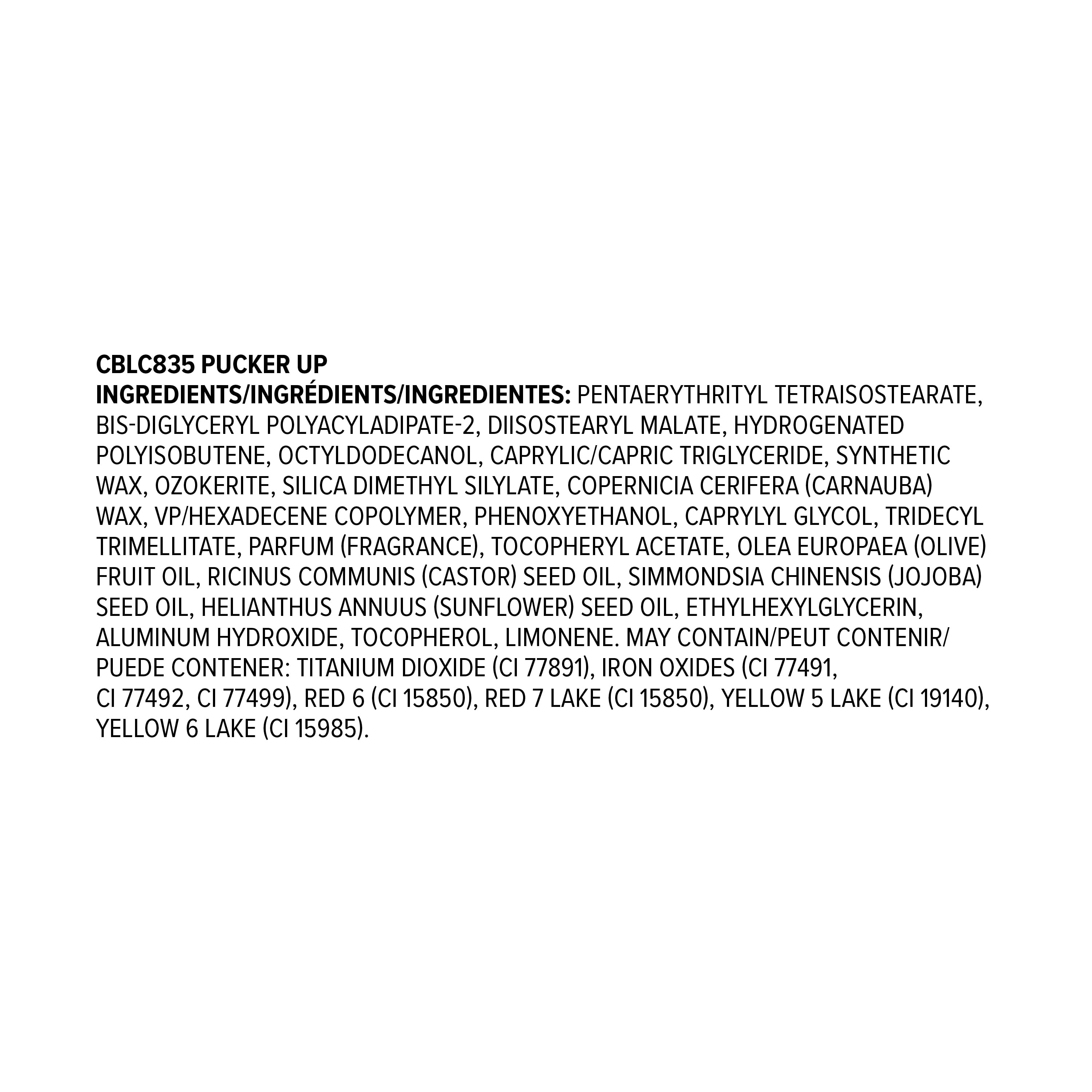 L.A. COLORS Juicy Lips Lip, Tinted Lip Balm, Pucker Up, .12 oz