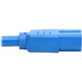 thumbnail image 4 of Tripp Lite 2ft Heavy-Duty Computer Power Cord (IEC-320-C14 to IEC-320-C15), Blue, 4 of 5