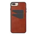 thumbnail image 2 of Allytech Wallet Case for iPhone 7 / 8 / SE 2022 & 2020 - 2 Card Holder - Military Grade Drop Protection - Ultra Slim & Protective - Premium PU Leather Shockproof Phone Case for Women & Men - Brown, 2 of 7