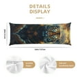 thumbnail image 2 of Disketp Forest Meditating Tiger Print Body Pillow Cover - Super Soft 20x54 Body Pillow Case,Long Side Hidden Zipper (without pillow core), 2 of 6