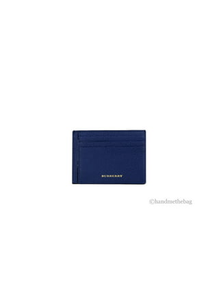 Burberry Chase Money Clip Card Case Dark Charcoal