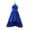 F151-Blue, variant on FYDUU Girls Kids Party Dress Sleeveless Sequined Dress Halter Neck Waistband A-Line Formal Dresses for Performance Party Clothes 3-4 Years