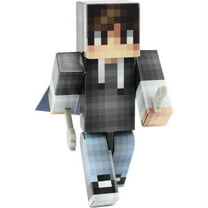 Black Hoodie Guy Action Figure Toy, 4 Inch Custom Series Figurines by EnderToys