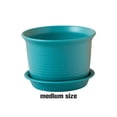 thumbnail image 4 of Advancent Maceta de para sala de estar, dormitorio, jardín, maceta de plástico, contenedor suculento, accesorio de jardinería Jardín y Patio Verde M【diámetro 15cm】, 4 of 6