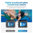 thumbnail image 3 of 11 TELESIN Sports Camera Dive Case Waterproof Housing Diving Protective Case Underwater 40M Replacement for   11/10/9 Action Camera Accessories, 3 of 7