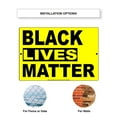thumbnail image 4 of Black Lives Matter stop the violence protest aluminum metal sign 8"x12", 4 of 5