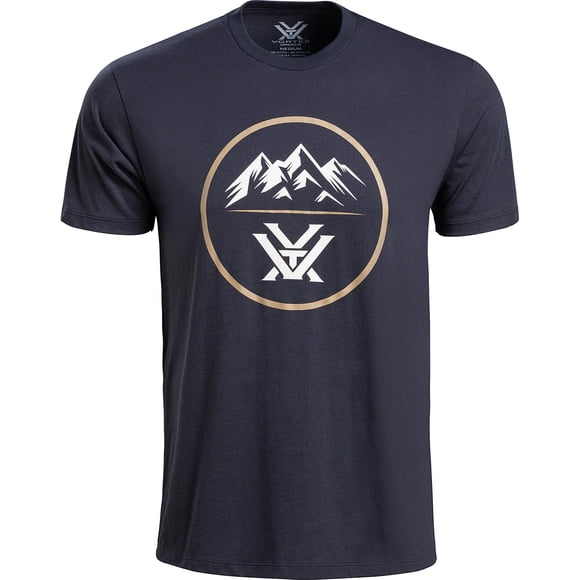 Camiseta Vortex Three Peaks de Manga Corta para Hombre Polar Night