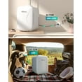 thumbnail image 3 of BEICHEN Mini Fridge, 4L/6 Can Small Refrigerator for Bedroom, Car, Office & Dorm,110V AC/ 12V DC Thermoelectric Cooler and Warmer for Cosmetics, Beverage and Food, (Matte White), 3 of 9