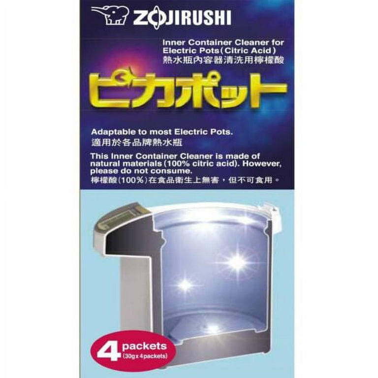 How to clean your Zojirushi Water Boiler & Warmer using Citric Acid Cleaner  CD-K03EJU  Our Citric Acid Cleaner for Electric Water Boilers (CD-K03EJU)  is great for keeping your water boiler in