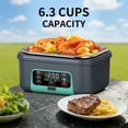 thumbnail image 2 of Cordless Electric Heated Lunch Box, 1.5L - 6.3 Cups 20000 mAh 100W Rechargeable Smart Self-Heating Food Warmer with Removable Divider, Spoon, Fork, BPA Free, Portable Lunchbox for Car Travel Office, 2 of 3