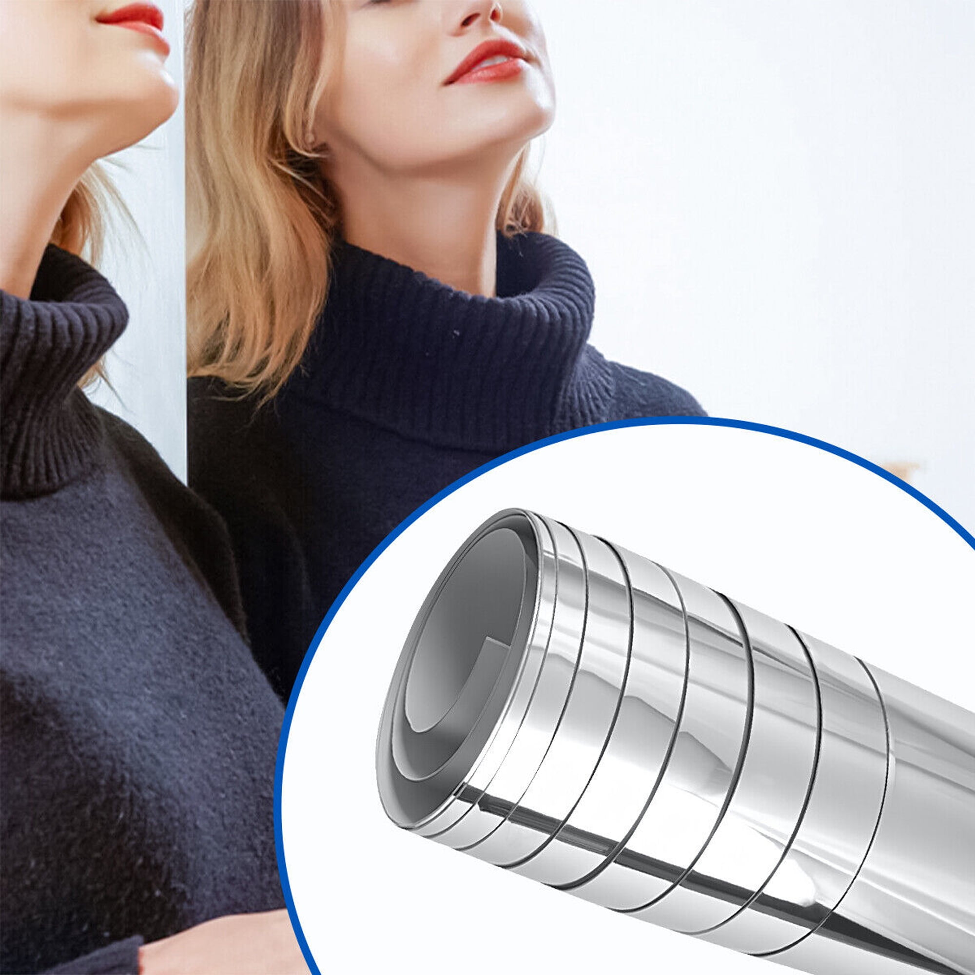 20" x 40" Self Adhesive Mirror Wall Sticker Reflective Film Paper