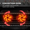 thumbnail image 4 of Cosmo 36 in. Stellar Collection 4.4 cu. ft. Dual Fuel Range, 5 Sealed Burners, 8 Function Convection Oven in Stainless Steel, 4 of 17