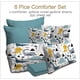 thumbnail image 2 of Comforter Bed in A Bag 8 Pieces Kids Boys Dino Twin Size Comforter Sets - 1, 2 of 6