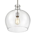 thumbnail image 3 of Millennium Lighting  50" Metal 1 Light Pendant Fixture with Clear Glass Shade Brushed Nickel Brushed Nickel, 3 of 5