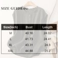 thumbnail image 3 of Garbnen Womens Linen Tank Tops Crew Neck Sleeveless Button Tank Top Flowy Summer Beach Vacation Tunic for Women, 3 of 4