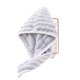 thumbnail image 1 of Microfiber Hair Drying Towel for Women Quick Dry Super Absorbent Wrap Cap with Secure Fit Gray, 1 of 4