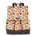 thumbnail image 1 of Fotbe Hot Fresh Pizza Mochila Bolso con Estampado para Mujer, Mochila Antirrobo de Nylon Impermeable, Bolsa Ligera de Hombro, 1 of 4