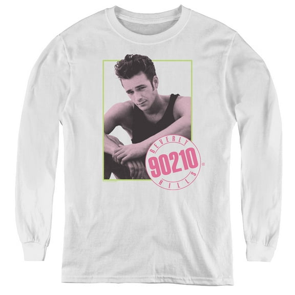 90210 Dylan Youth Long Sleeve T-Shirt White