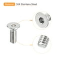 thumbnail image 4 of 1/4-20x3/4" Flat Head Socket Cap Screws, 304 Stainless Steel Hex Socket Drive Fasteners Bolts 20Pack, 4 of 5