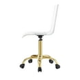 thumbnail image 4 of Ebbe Gold Office Chair - 5-Star Stainless Steel Base, Wheel Castors, Armless, 4 of 9