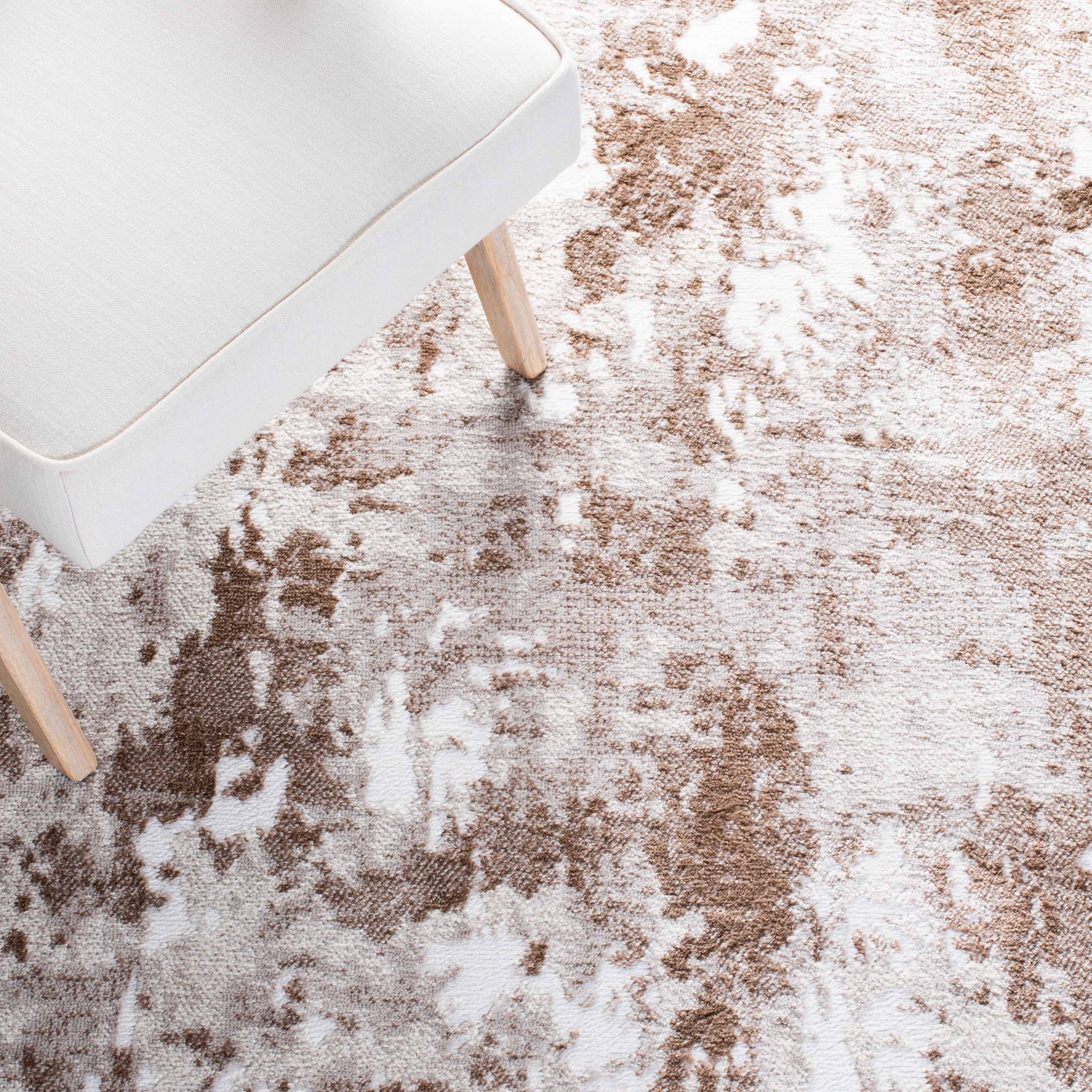 SAFAVIEH Skyler Jacques Distressed Area Rug, Grey/Brown, 8' x 10'