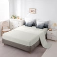 thumbnail image 5 of jejeloiu Gradient White Gray 7 Pieces Bedding Comforter Set,Stereoscopic Abstract Geometric Full Bedding Set,Modern Abstract Aesthetic Fitted Sheet Flat Sheet,Luxury Bedroom Decor Reversible, 5 of 8
