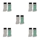 thumbnail image 3 of Calcetines con 5 dedos de separación Qarigey para Yoga Senderismo Correr Escalada Gris verde, 3 of 6