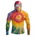 thumbnail image 6 of Men's Upf 50+ Hooded Shirts Long Sleeve Sun Protection Shirts Lightweight Outdoor Fishing Hoodies, 6 of 7