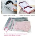 thumbnail image 2 of SHAR 2 Pack Reusable Laundry Net,Washing Net,Laundry Net,Mesh Laundry Washing Bag,Washing Machine Bag with Zipper for Stockings,Bra,Lingerie(40cm×30cm), 2 of 5