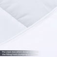 thumbnail image 6 of BNM Reversible Comforter, Twin, White, 6 of 10