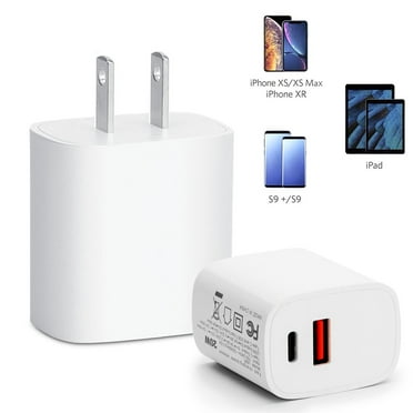 Luxtrada 20W USB C Wall Charger Power Adapter PD Fast Charging Plug for Cellphone / Tablet