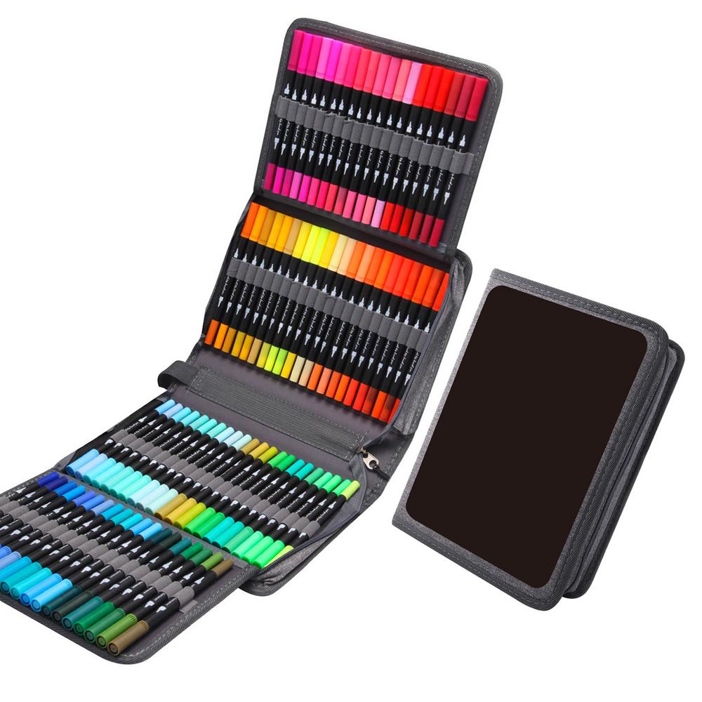 Dual Tips Markers Set 120 Colors for Drawing & Coloring in Nepal at