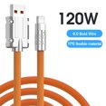 thumbnail image 4 of Cable 120W 6A USB Tipo-C Carga Rápida para (2m ) Naranja, 4 of 9