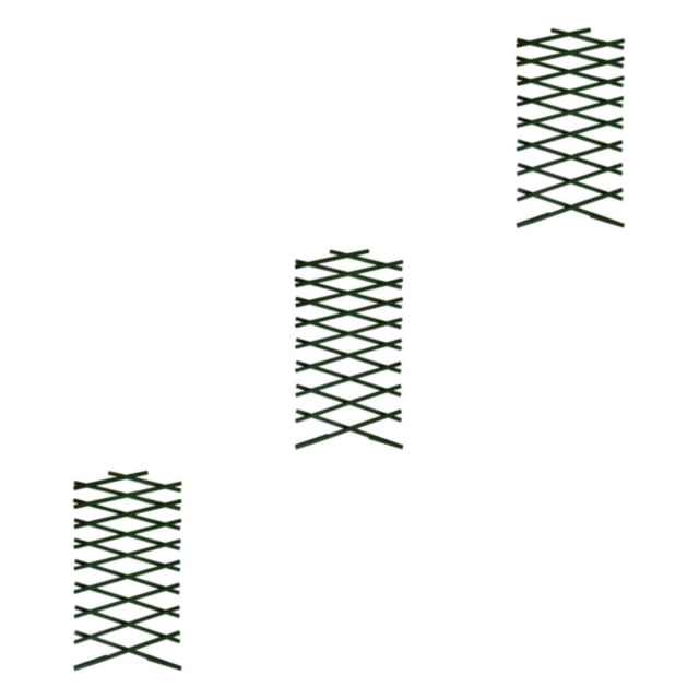 Wweixi Versatile Garden Fence with Climbing Plants Support for Courtyard Wall Decor Style A 3Set