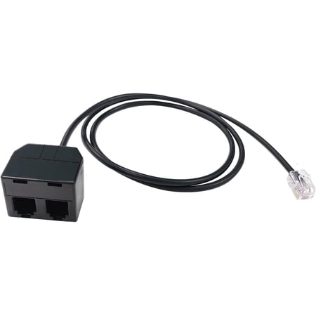 RJ9 Telephone Training Splitter Adapter Phone Headset Y Splitter