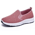 thumbnail image 1 of Espadrilles de Marche pour Femmes à Enfiler Course Légères Chaussures de Tennis Confortables en Maille, 1 of 8