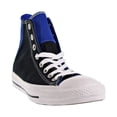 thumbnail image 2 of Converse Chuck Taylor All Star Hi Unisex Shoes Black-Blue-White 163348f, 2 of 6