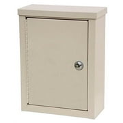 Omnimed  Wall Storage Cabinet with Flat Key Lock, Beige, Small